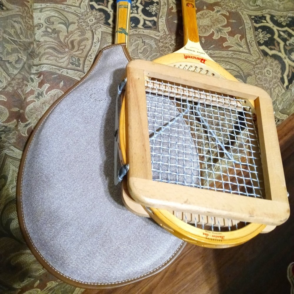 2 Vintage Professional Tennis Rackets for Women